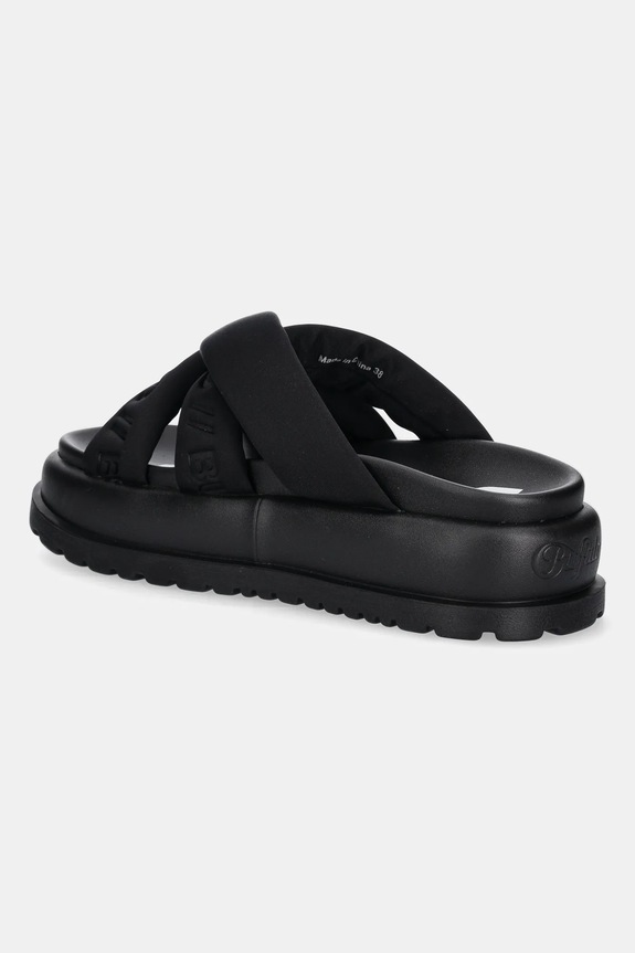 Cipők Buffalo papucs Palma Cross 1602277.BLK fekete