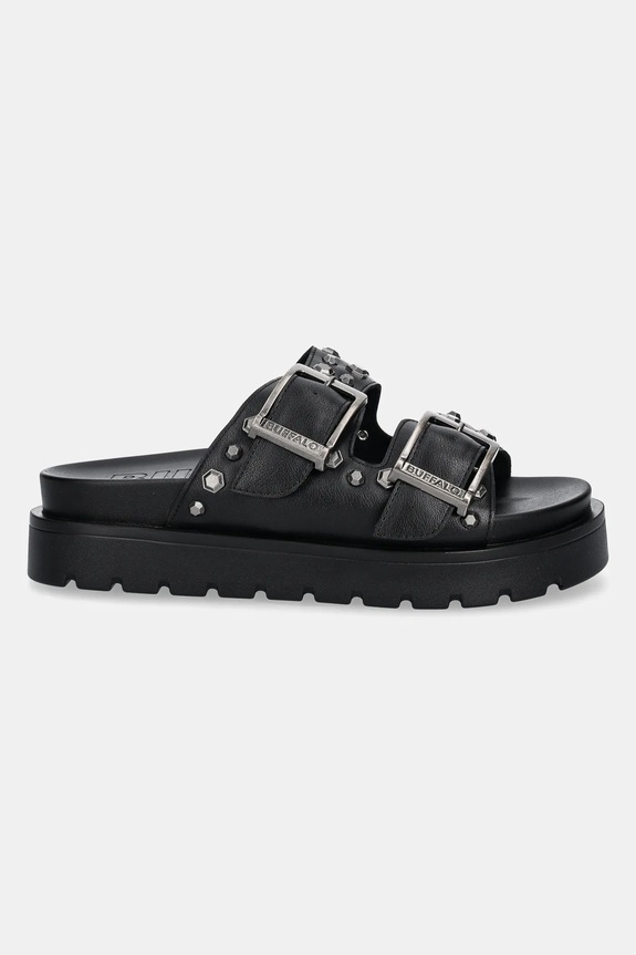 Buffalo klapki Raya Ari Stud 1602290.BLK czarny SS25