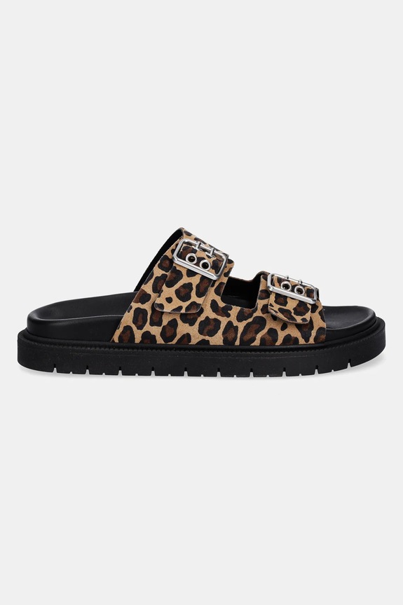 Copenhagen papucs velúrból Suede CPH796 barna SS25