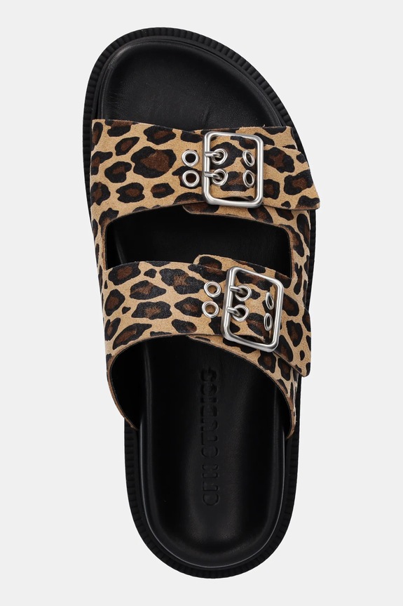 Copenhagen papucs velúrból Suede barna CPH796