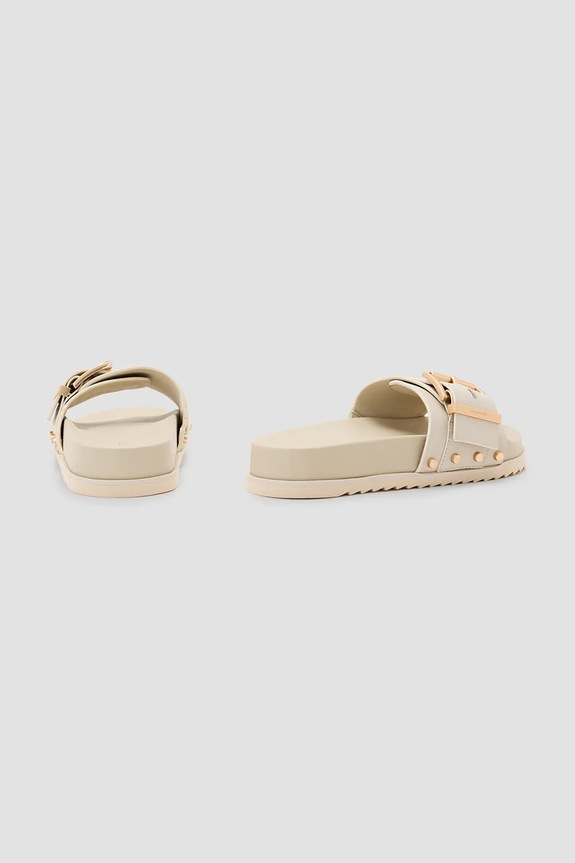 Obuća Natikače AllSaints Ellie Stud Slider W038FC.CHW bež