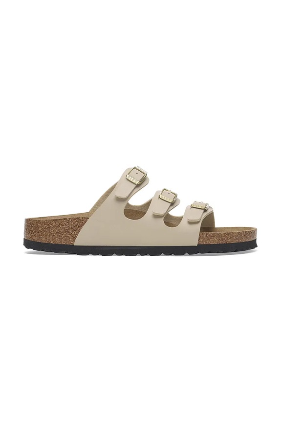Birkenstock papuci Florida BF sintetic bej 1029265