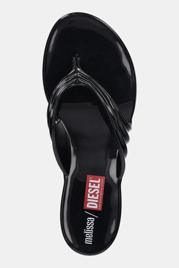 Melissa slapi MELISSA FLIP FLOP DIESEL AD negru M.36151