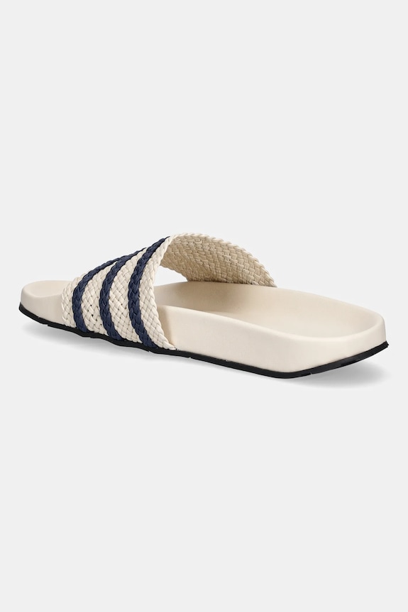 Взуття Шкіряні шльопанці adidas Originals x Wales Bonner Adilette JR0228 бежевий