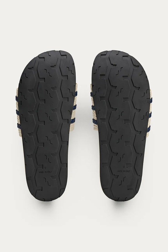 Шкіряні шльопанці adidas Originals x Wales Bonner Adilette JR0228 бежевий