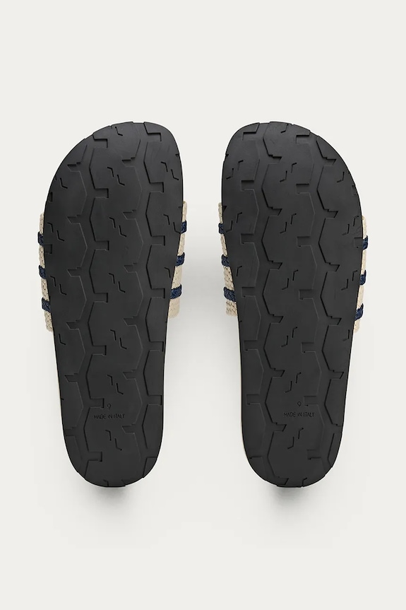Шкіряні шльопанці adidas Originals x Wales Bonner Adilette JR0228 бежевий