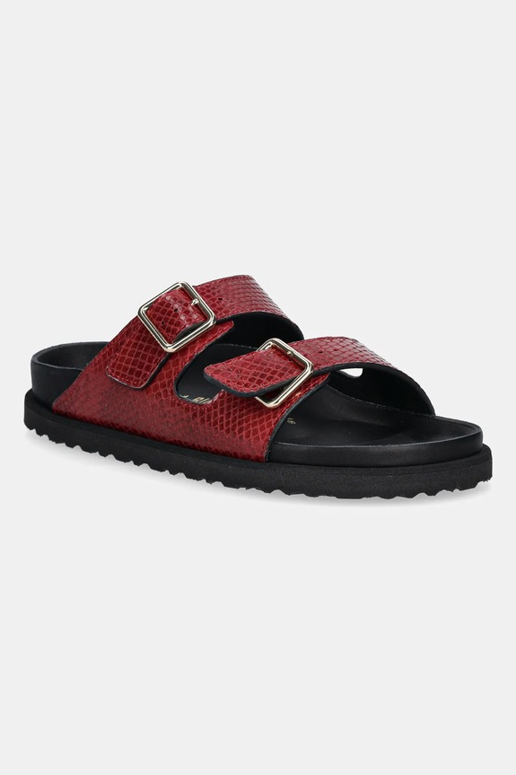 Birkenstock 1774 ciabatte slide in pelle Arizona EXQ LE altri granata 1030004