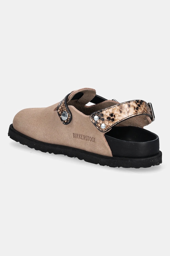 Scarpe Birkenstock 1774 sandali in camoscio Tokio EXQ LE 1030012 beige
