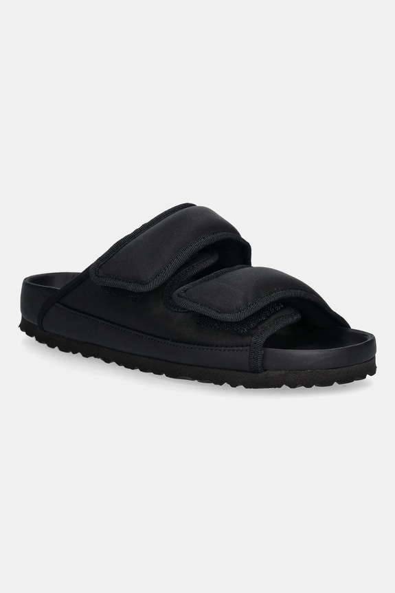 Birkenstock 1774 sliders Arizona CosNy EXQ SYN grain leather black 1030431
