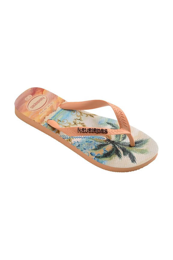 Παπούτσια Παντόφλες Havaianas HAV. TOP TROPICALIA VIBES 4149722.0027 πορτοκαλί