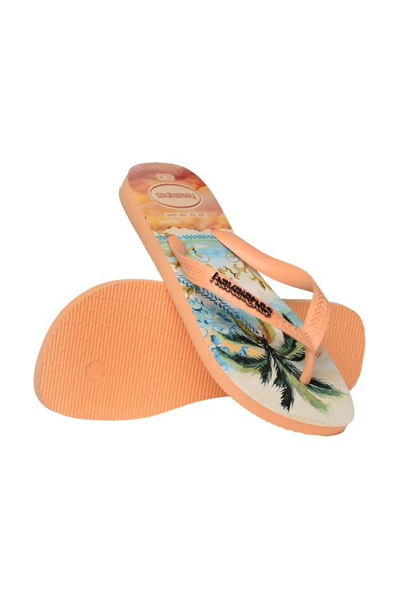 Παντόφλες Havaianas HAV. TOP TROPICALIA VIBES 4149722.0027 πορτοκαλί