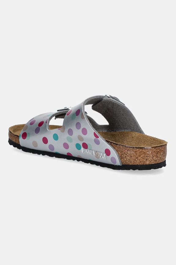 DÍVKA Dětské pantofle Birkenstock Arizona 1029842.26.35 stříbrná