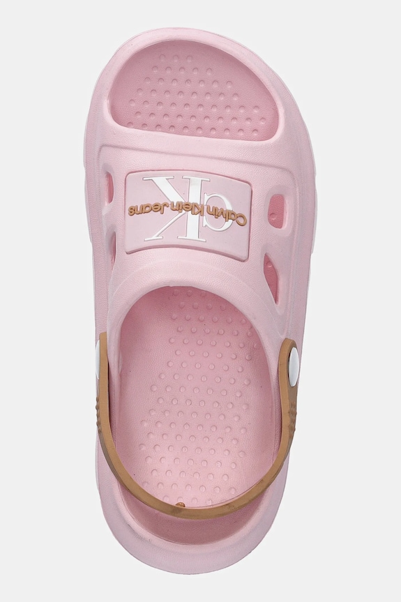Calvin Klein Jeans gyerek papucs rózsaszín V1A2.82058.30.35