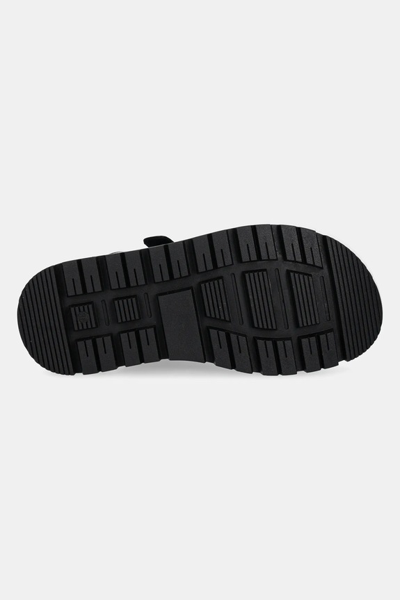 Детские кожаные шлепанцы Calvin Klein Jeans V4B2.83055 чёрный