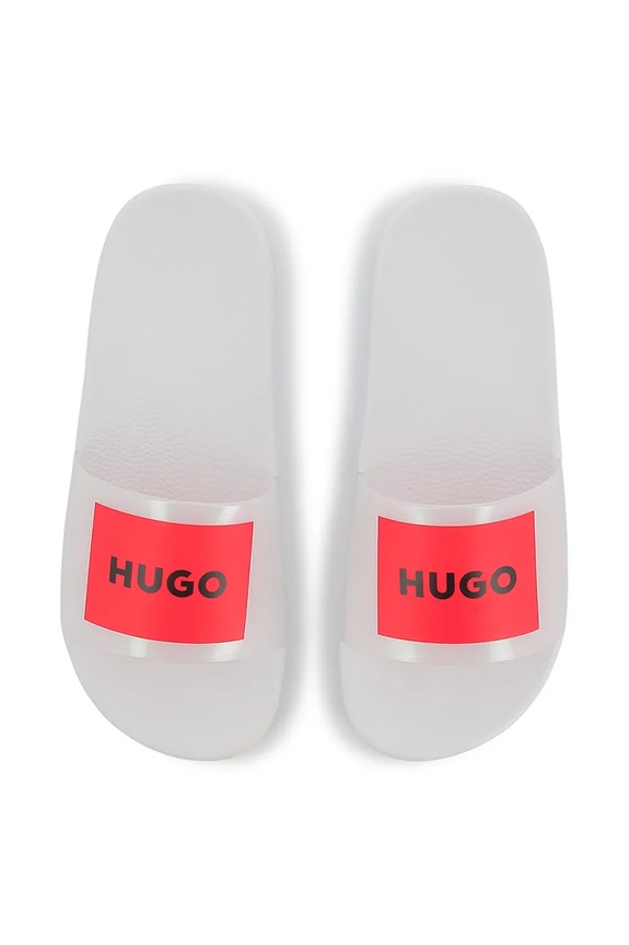 HUGO slapi copii alb G00305.27.35