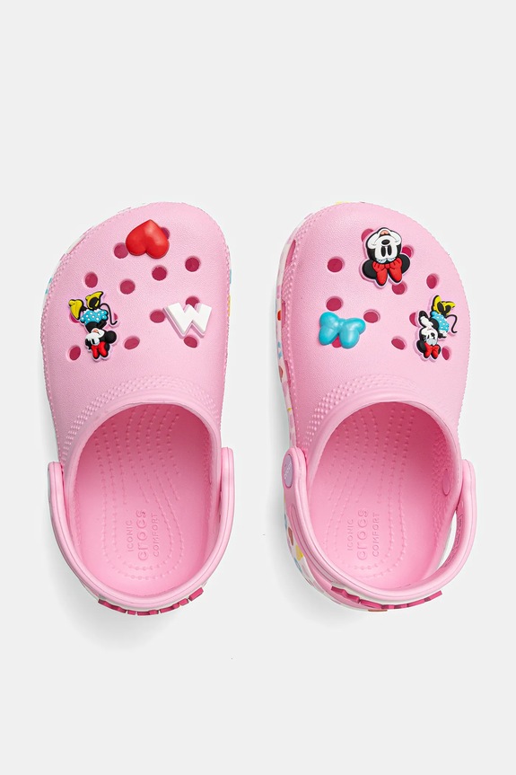 Детские шлепанцы Crocs CLASSIC MICKEY MINNIE FRIENDS CLOG KIDS 211147.CROCS.CLASSIC.MI розовый SS25