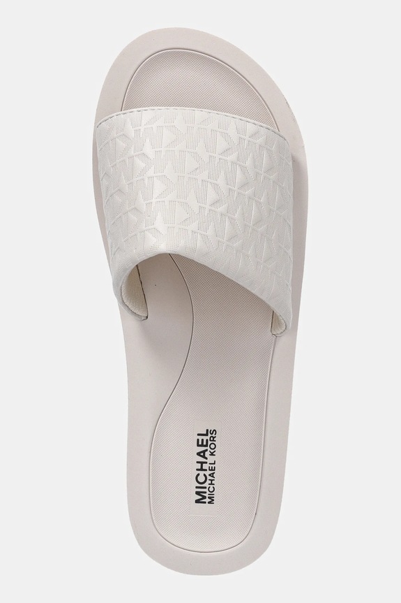 Michael Kors klapki TEAGAN MERRICK beżowy MK01372270