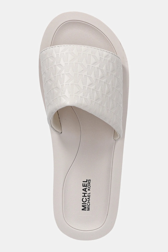 Michael Kors klapki TEAGAN MERRICK beżowy MK01372270