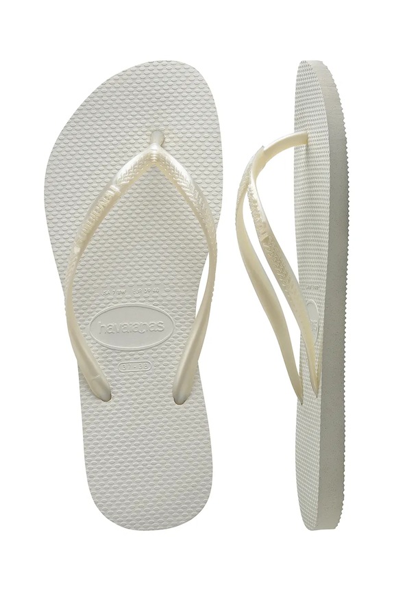 Havaianas slapi copii SLIM 4000030 alb