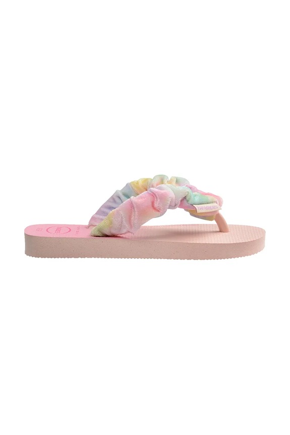 Havaianas japonki dziecięce KIDS FLUFFY 4149941 różowy SS26