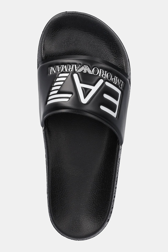 Παιδικές παντόφλες EA7 Emporio Armani μαύρο 7Y000037.AF15118