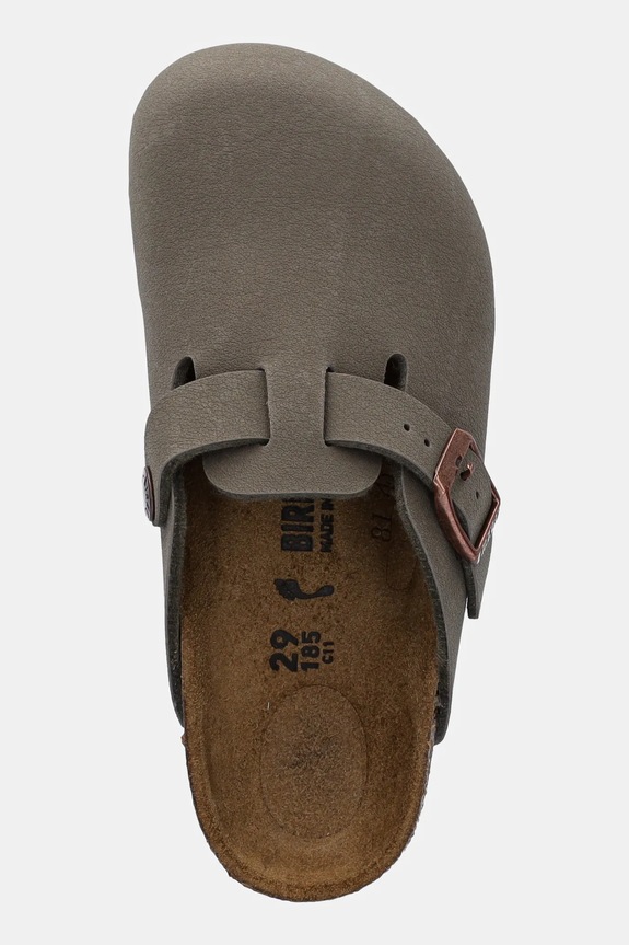 Birkenstock klapki dziecięce Boston zielony 1029357