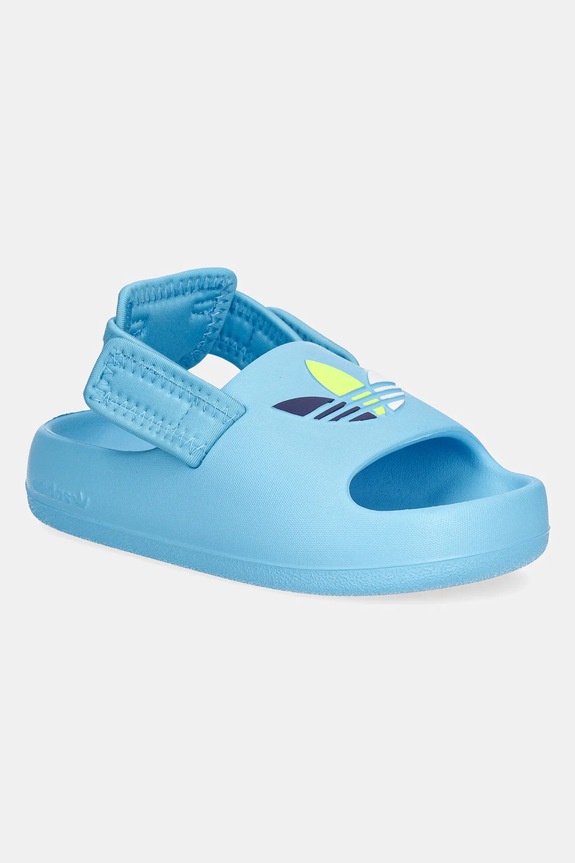 adidas Originals slapi copii ADIFOM ADILETTE albastru JP5527