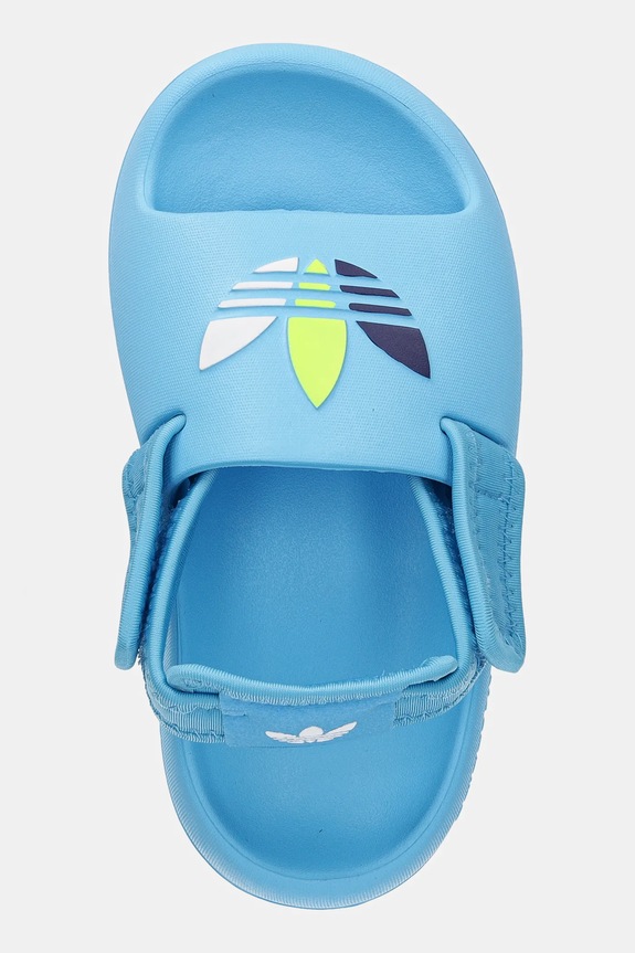 adidas Originals slapi copii ADIFOM ADILETTE albastru JP5527