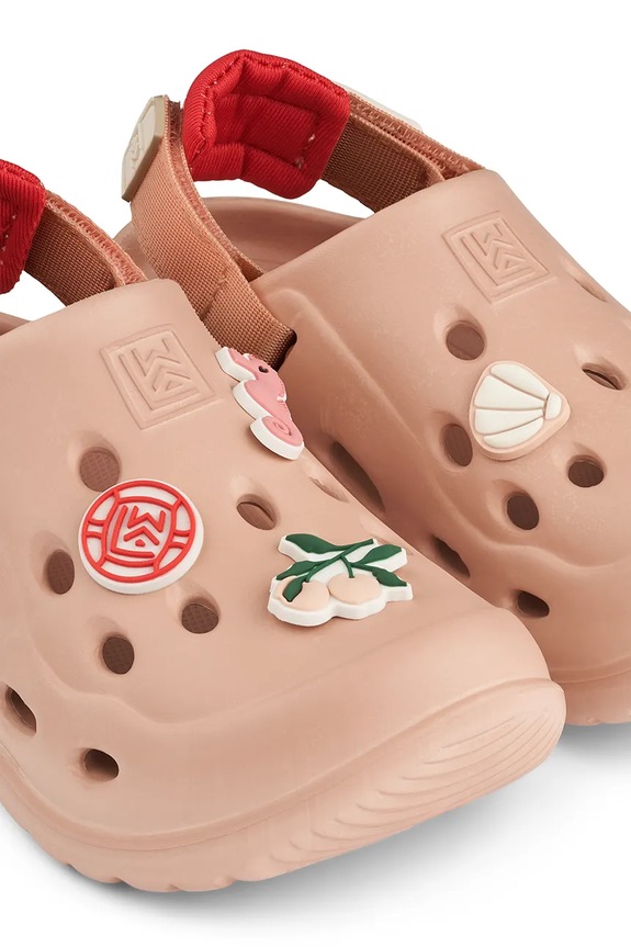 Liewood klapki dziecięce Milas Sandals LW19659 pomarańczowy SS25