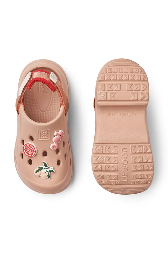 Liewood klapki dziecięce Milas Sandals LW19659 pomarańczowy