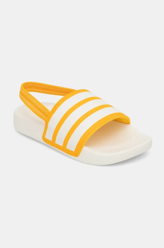 Otroški natikači adidas ADILETTE ESTRAP Sintetični bež JR8354