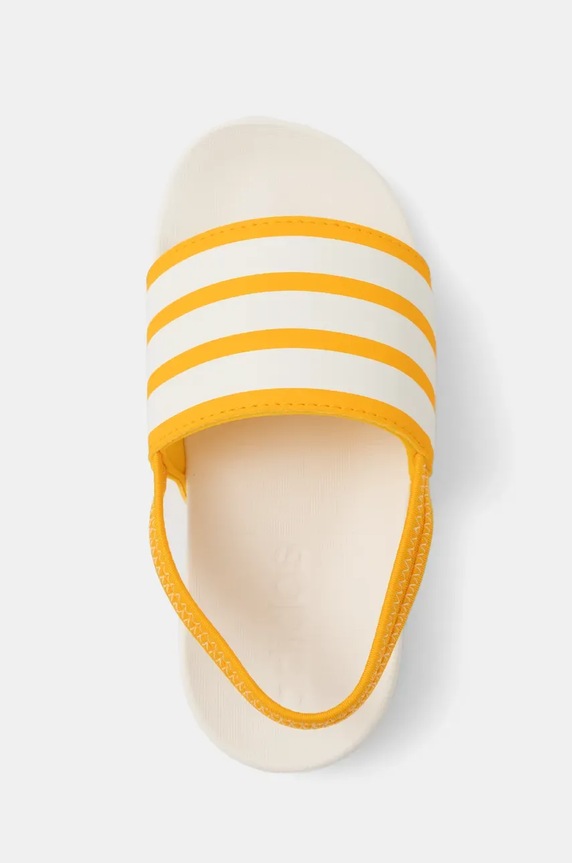Otroški natikači adidas ADILETTE ESTRAP bež JR8354