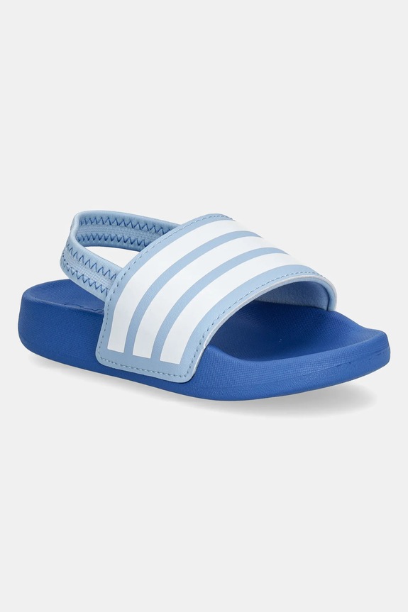 adidas klapki dziecięce ADILETTE ESTRAP syntetyczny niebieski JR5327