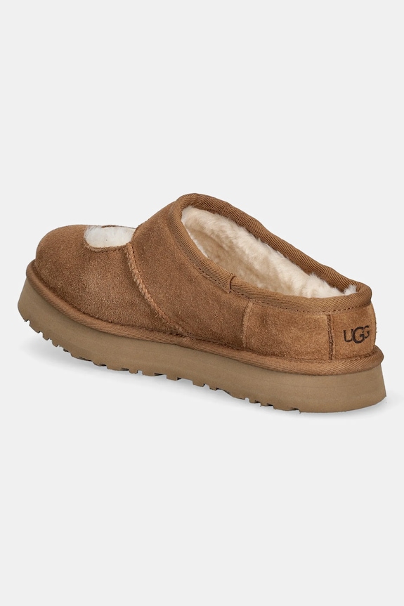 Băieți UGG papuci din piele intoarsa pentru copii BEA MARY JANE 1166552K maro