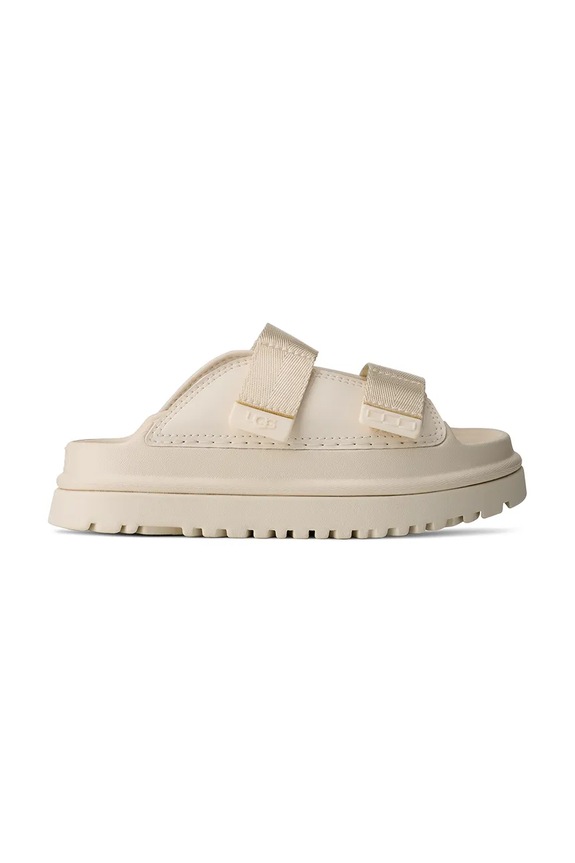 UGG klapki GOLDENGLOW SLIDE syntetyczny beżowy 1166513K
