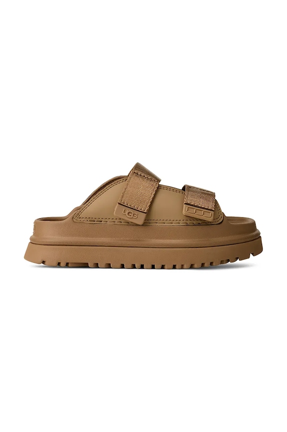 UGG papucs GOLDENGLOW SLIDE szintetikus barna 1166513K