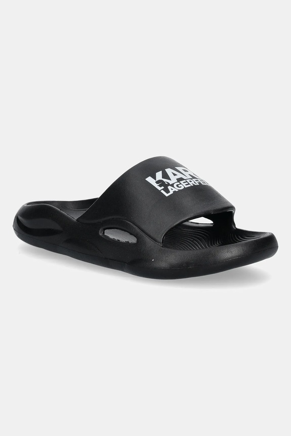 Karl Lagerfeld klapki dziecięce czarny Z30378.37.39