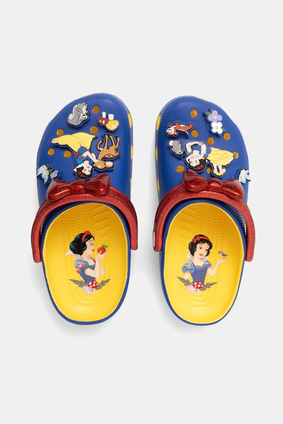 Pantofle Crocs SNOW WHITE CLASSIC CLOG modrá 209495.CROCS.SNOW.WHITE