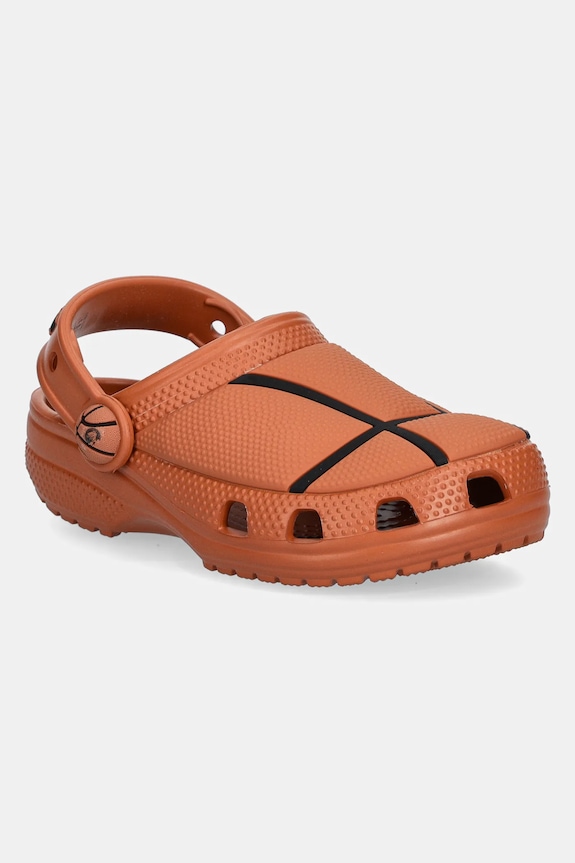 Crocs klapki CLASSIC BASKETBALL CLOG pomarańczowy 210021.CROCS.CLASSIC.BA
