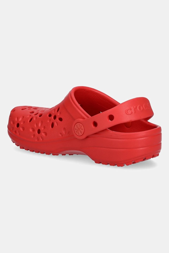 Băieți Crocs papuci CLASSIC FLORAL CUT OUT CLOG KIDS 210943.CROCS.CLASSIC.FL rosu