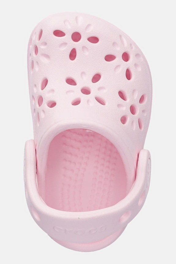 Crocs papuci CLASSIC FLORAL CUT OUT CLOG KIDS roz 210944.CROCS.CLASSIC.FL