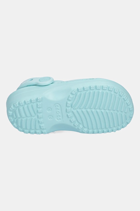 Natikače Crocs CLASSIC FLORAL CUT OUT CLOG KIDS 210944.CROCS.CLASSIC.FL tirkizna