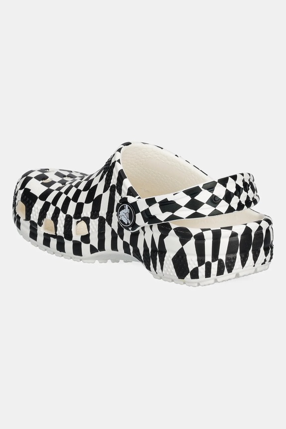 Chłopiec Crocs klapki CLASSIC WARPED CHECKER CLOG KIDS 210990.CROCS.CLASSIC.WA czarny