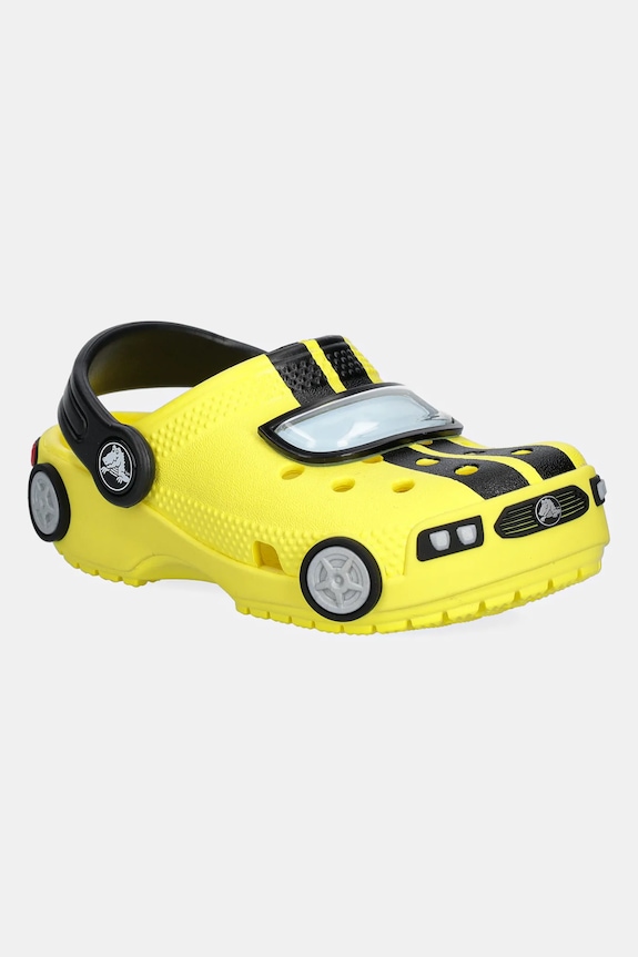 Natikače Crocs CLASSIC IAM RACE CAR CLOG KIDS zlatna 210991.CROCS.CLASSIC.IA