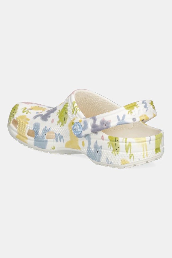 Chłopiec Crocs klapki CLASSIC PASTEL PETS CLOG KIDS 210995.CROCS.CLASSIC.PA biały