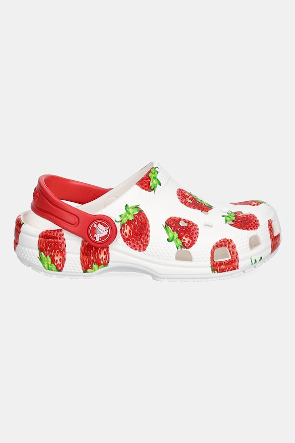 Crocs papuci CLASSIC FRESH FRUITS CLOG KIDS 211170.CROCS.CLASSIC.FR alb SS25