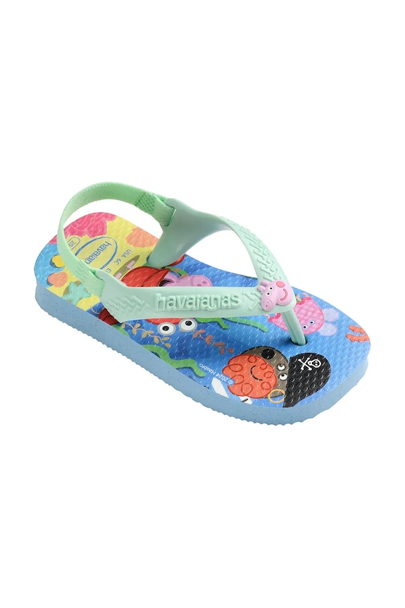 Chłopiec Havaianas japonki dziecięce BABY PEPPA PIG 4145980 niebieski