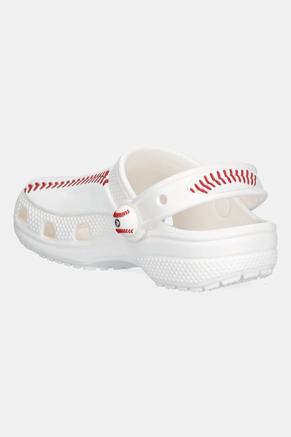 Chłopiec Crocs klapki dziecięce CLASSIC BASEBALL CLOG T 210022.CROCS.CLASSIC.BA biały