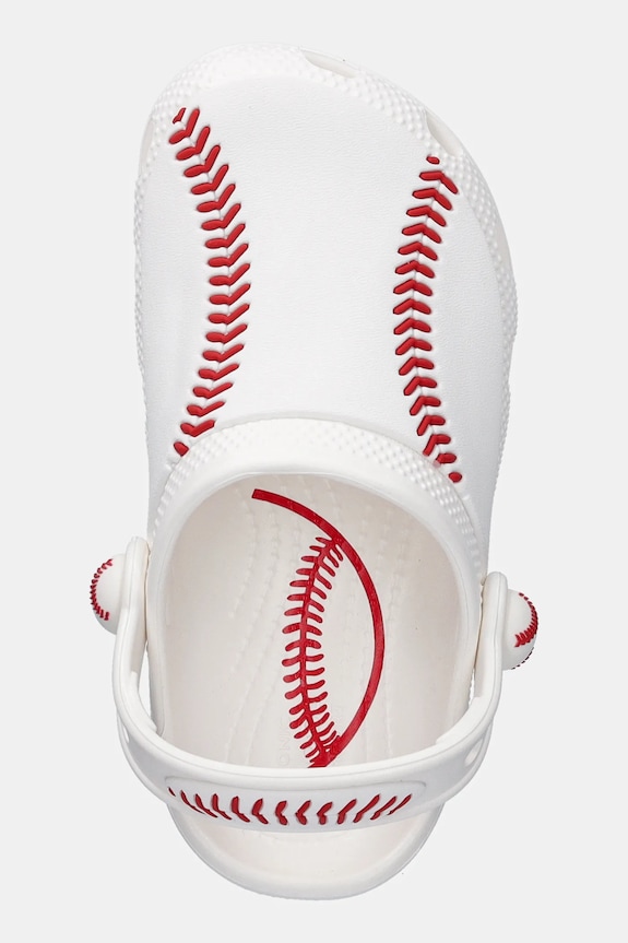 Crocs klapki dziecięce CLASSIC BASEBALL CLOG T biały 210022.CROCS.CLASSIC.BA