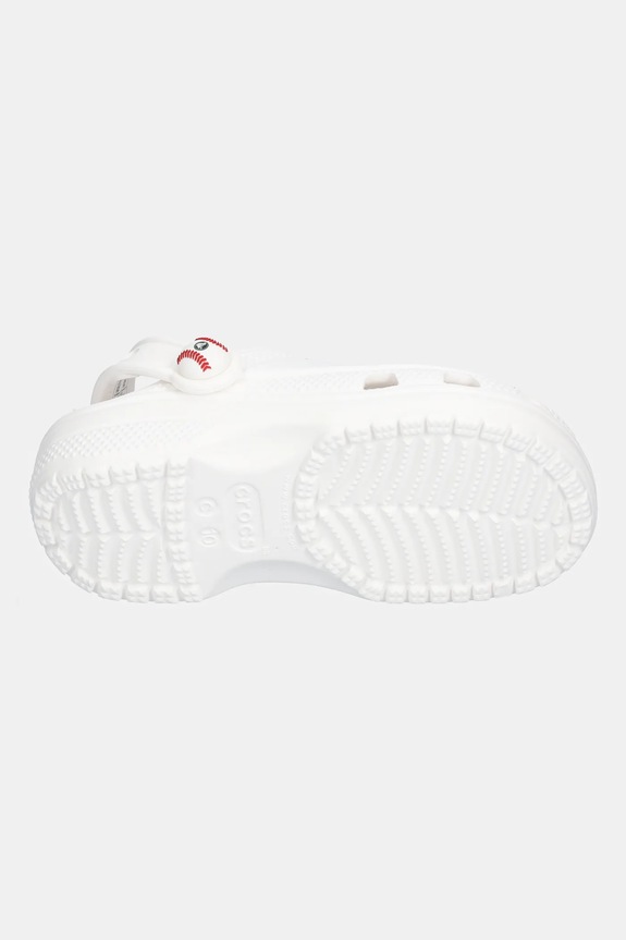 Crocs klapki dziecięce CLASSIC BASEBALL CLOG T 210022.CROCS.CLASSIC.BA biały